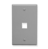 IC107F01GY - 1Port Face - Gray