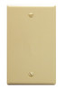 Flush Wall Plate Blank IVORY