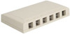 SURFACE MOUNT BOX  ELITE  6-PORT WHITE