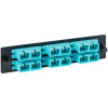 Adapter Panel  6 Duplex SC  12F  Aqua MM