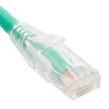 PATCH CORD  CAT 6  CLEAR BOOT 1  10PK GN