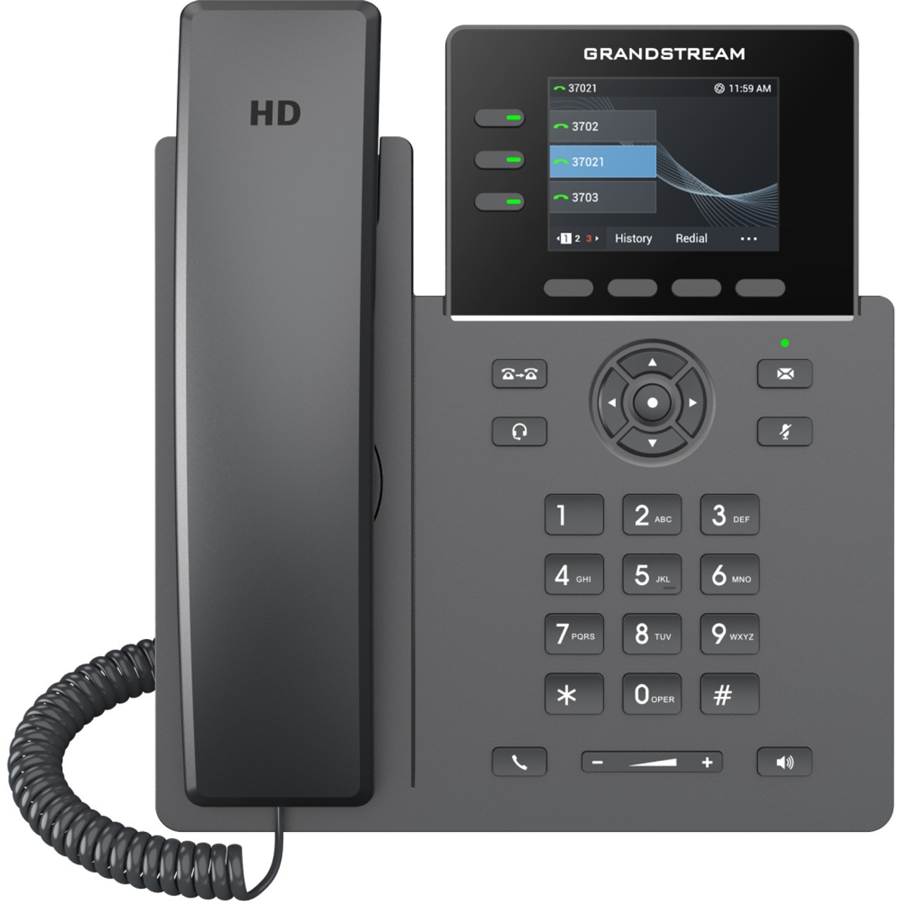 GS-GRP2611G-3 Lines  4 SIP Accounts  PoE  GigE