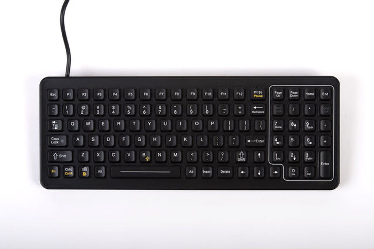 Ikey Slim, Rugged Keyboard - 8 Levels of Backlighting
SKU: SLK-101-8L-USB