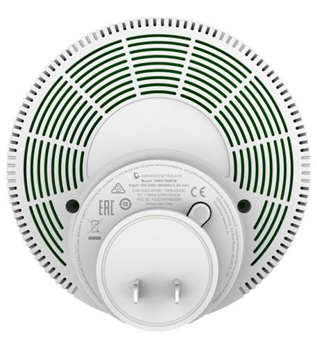 GWN7660EM
2x2 802.11ax Wi-Fi 6 Pluggable Mesh-AP