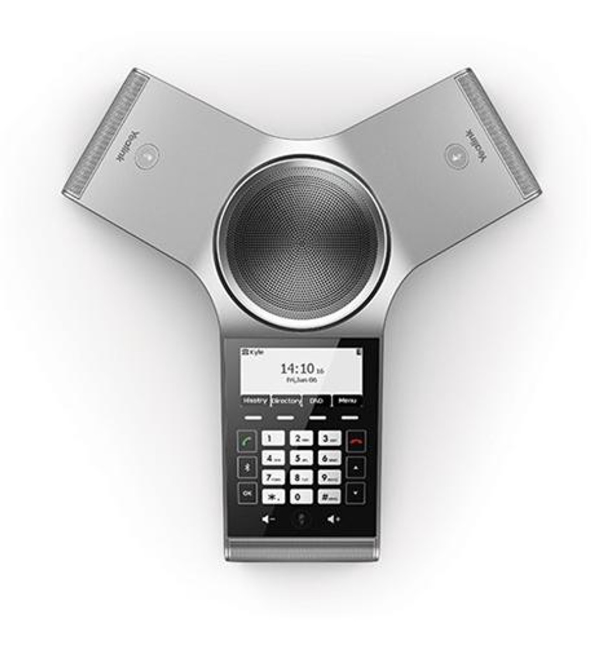 Optimal HD audio, full duplex technology
Yealink Noise Proof Technology
20-foot (6-meter) and 360-degree voice pickup
Built-in 3-microphone array
Sensitive touch keypad
3.1? 248x120-pixel graphical LCD with backlight
Power over Ethernet
Includes Power Supply
5-way conference call
Hybrid UC meeting
Built-in Wi-Fi (2.4GHz, 802.11.b/g/n)
Built-in Bluetooth 4.0
Local USB call recording