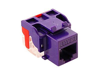 IC1078L6PR CAT6 JACK PURPLE EZ