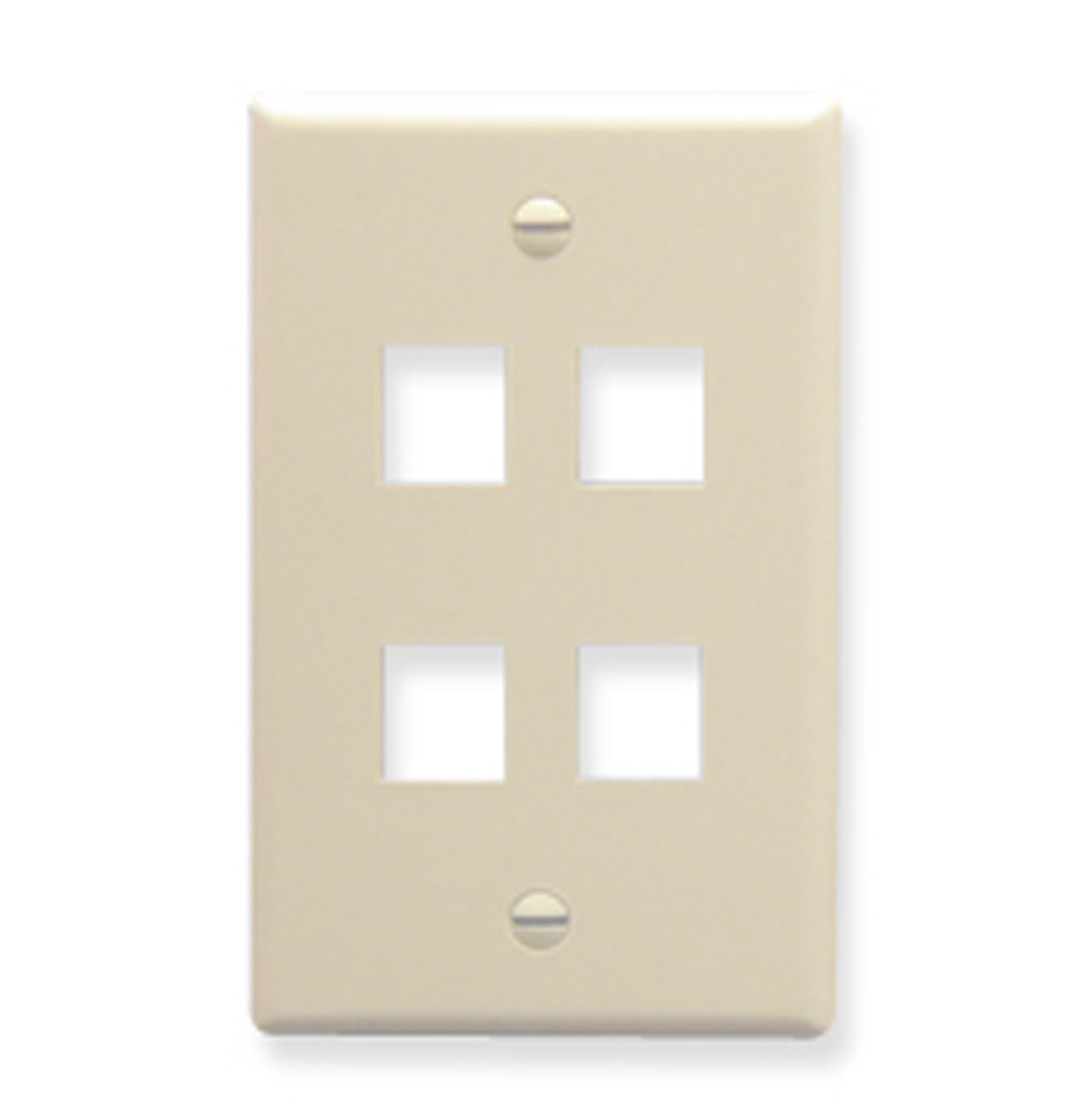IC107F04AL - 4Port Face  Almond