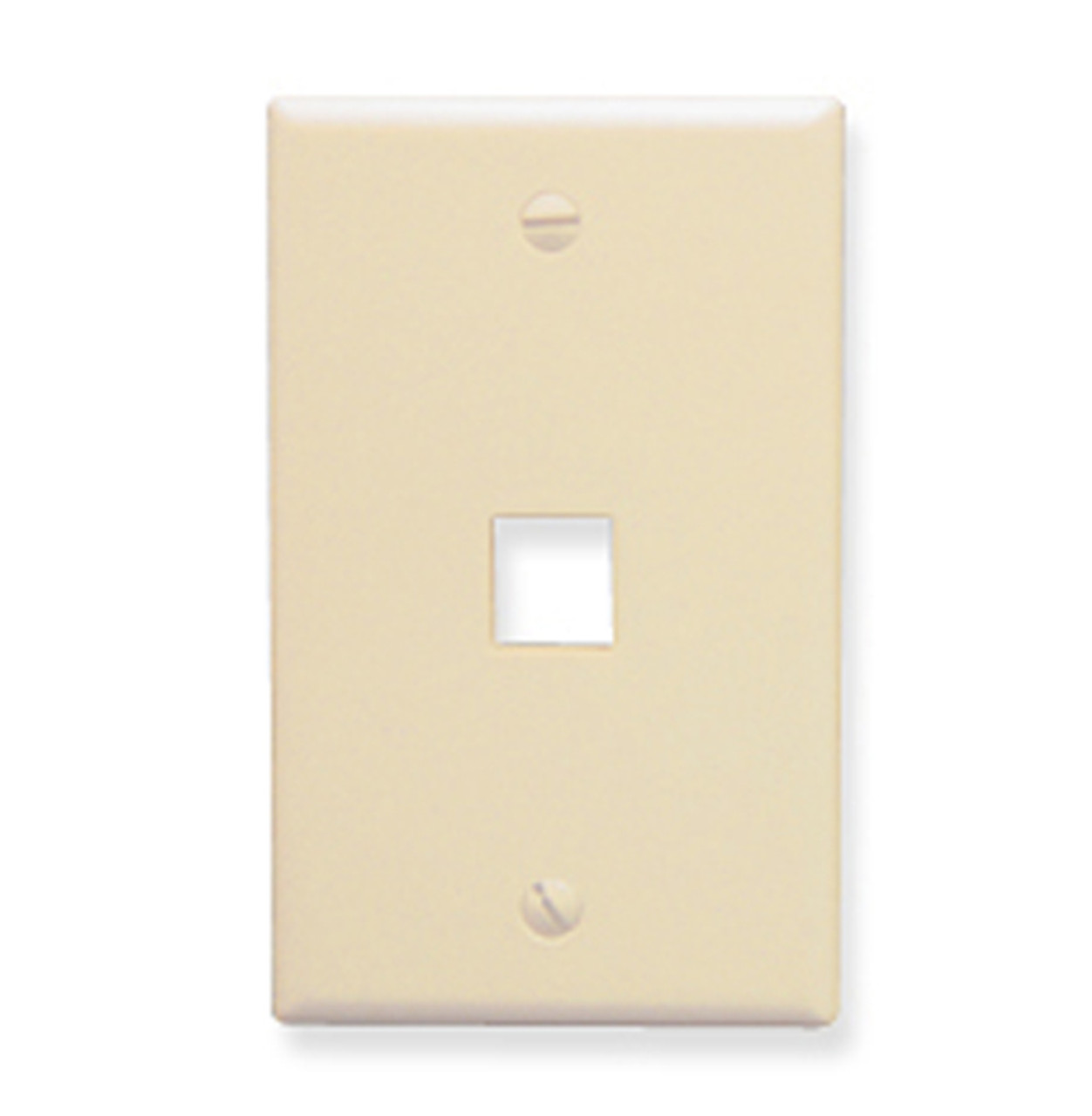 FACEPLATE  OVERSIZED  1-PORT  ALMOND