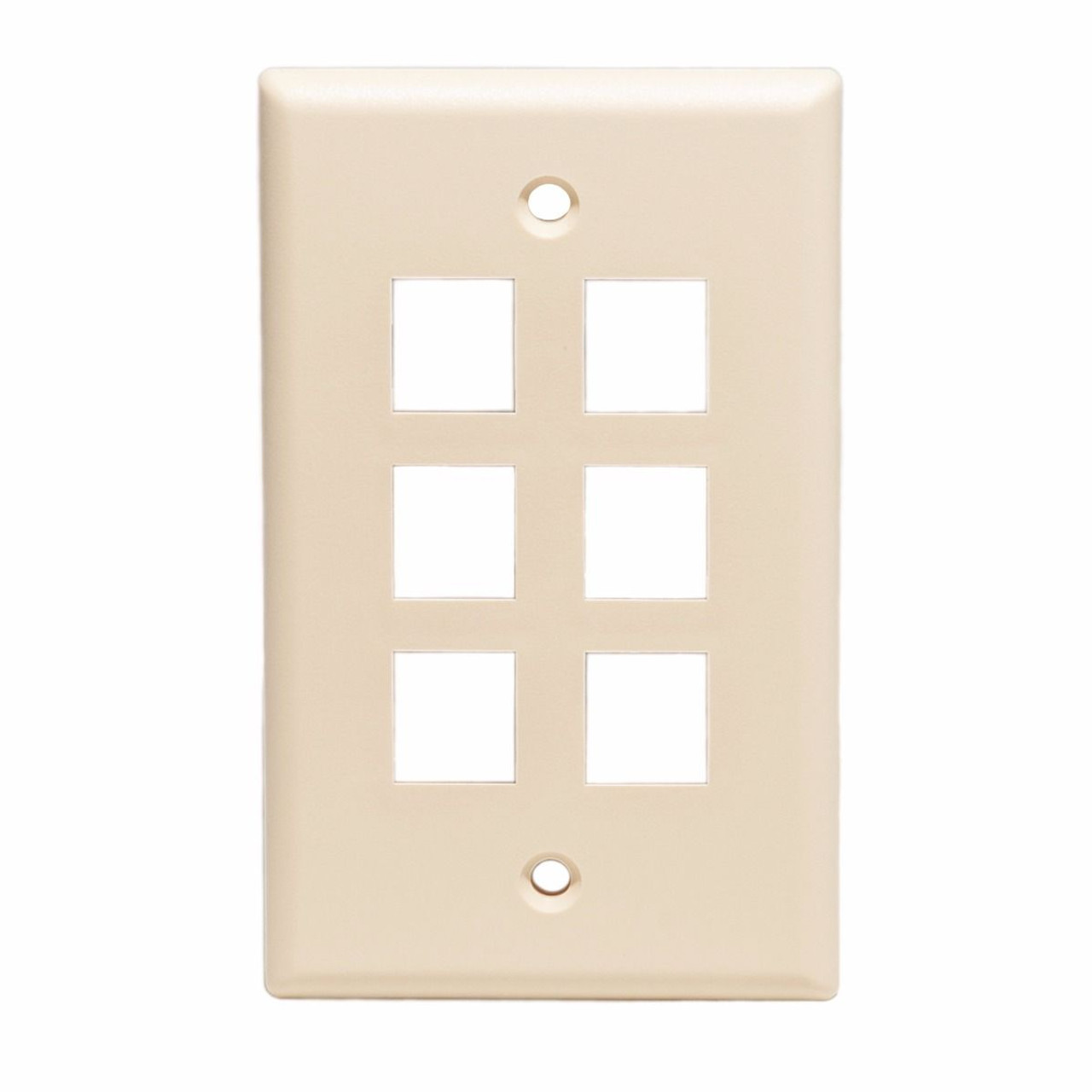 IC107F06AL 6 PORT FACE ALMOND