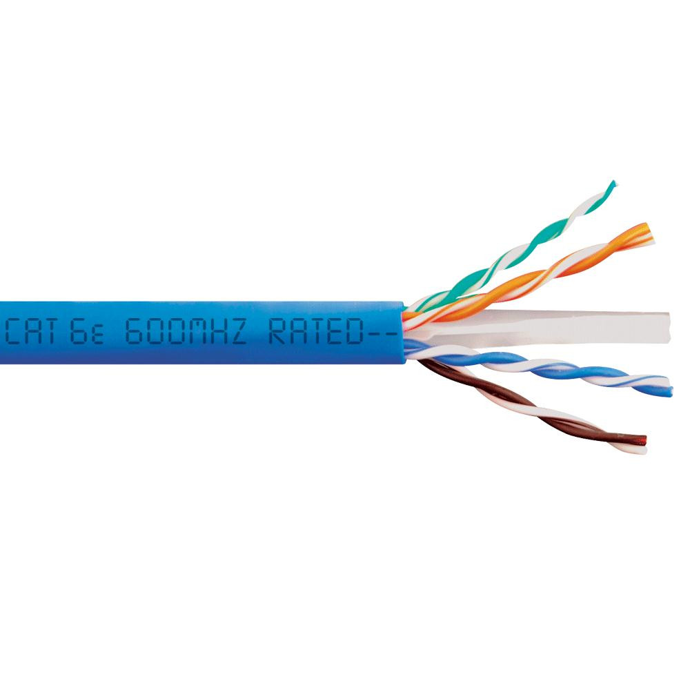 CAT6e CMP PLENUM CABLE BLUE