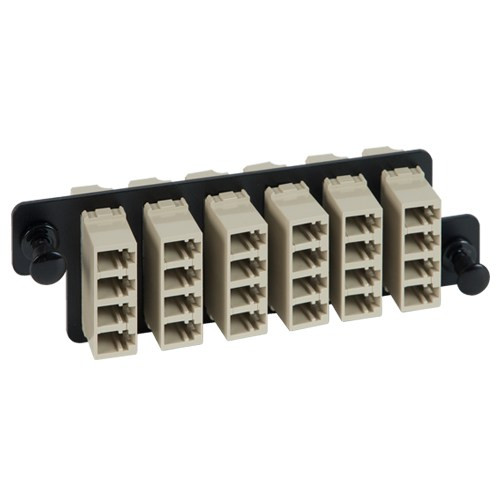 HD ADAPTER PANEL  6 QUAD LC 24F BEIGE MM