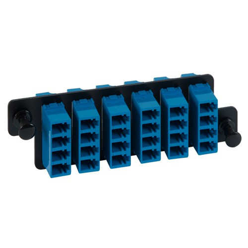 HD ADAPTER PANEL  6 QUAD LC 24F BLUE SM