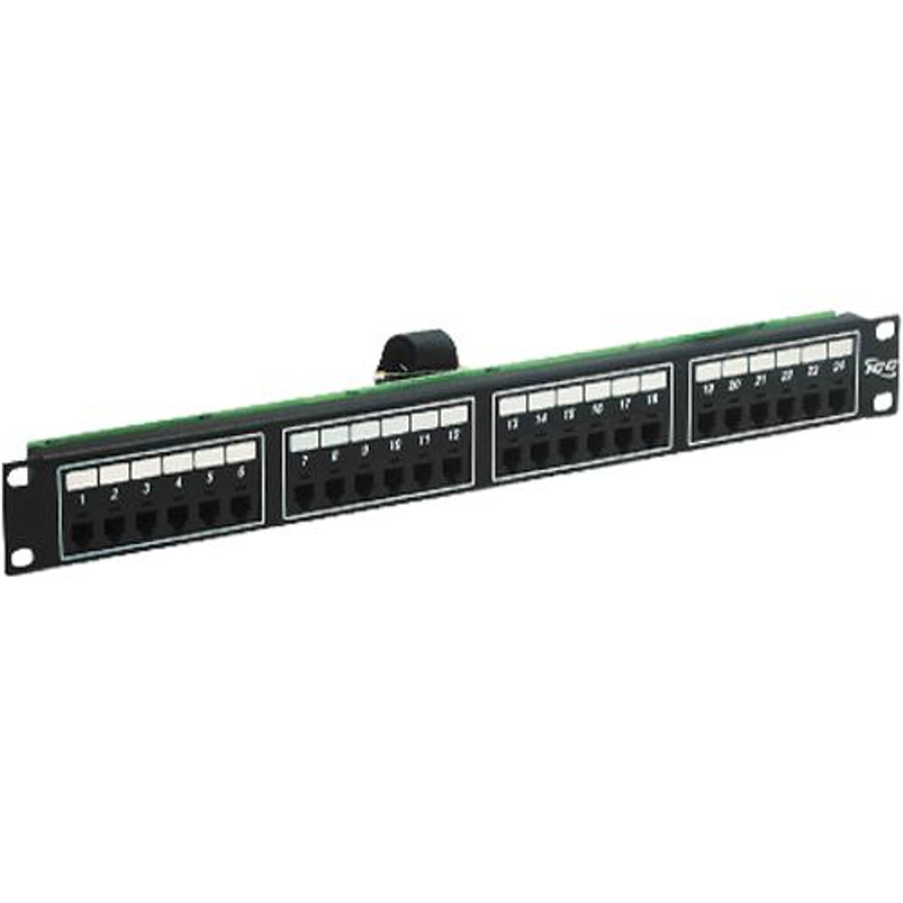 PATCH PANEL F/TELCO 6P2C 24-PORT 1RM