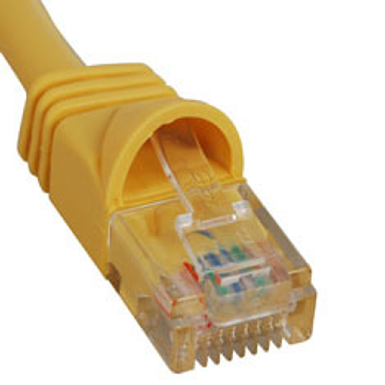 PATCH CORD  CAT 6  MOLDED BOOT  14   YL