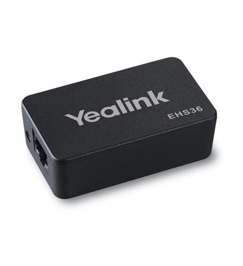 Headset Adapter
Supports Yealink SIP-T27G/T29G/T27P/T40P/T41P/T41S/T42S/T42G/T42S/T43W/T46G/T46S/T48G/T48S/T53/T53W/T54W/T57W/T58A/VP59 IP Phones and a compatible wireless headset
NOTE: YEA-EHS36 is not needed when adding a YEA-WH6X headset to a Yealink SIP phone
Full compatibility with Jabra, Plantronics and Sennheiser
Phone control through a wireless headset
Plug-and-play, easy to use