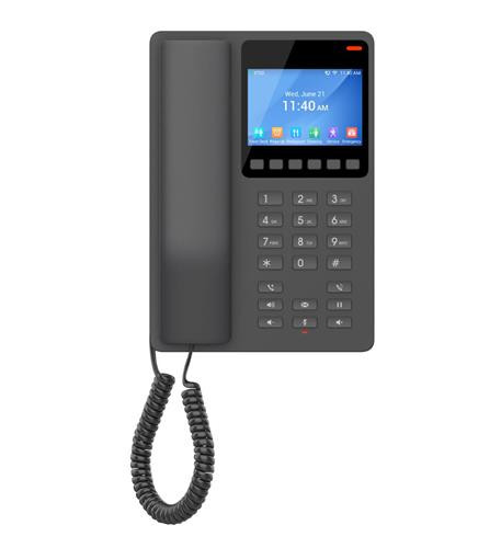 GHP631W
Hotel Phone, Color LCD, Dual WiFi 6, BLK