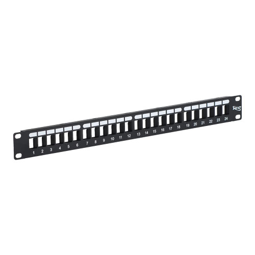 ICC Blank Patch Panel with 24 Ports for HD Style in 1 RMS