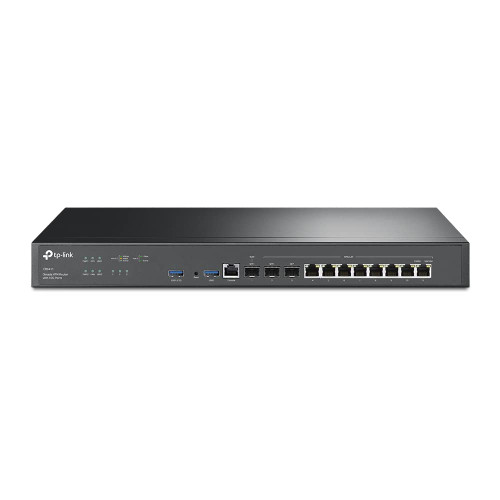 TP-Link ER8411 | Enterprise Wired 10G VPN Router | Up to 10 WAN Ports | High Network Capacity | SPI Firewall | Support Omada SDN | Load Balance | Lightning Protection | 5 Year Manufacturer Warranty
