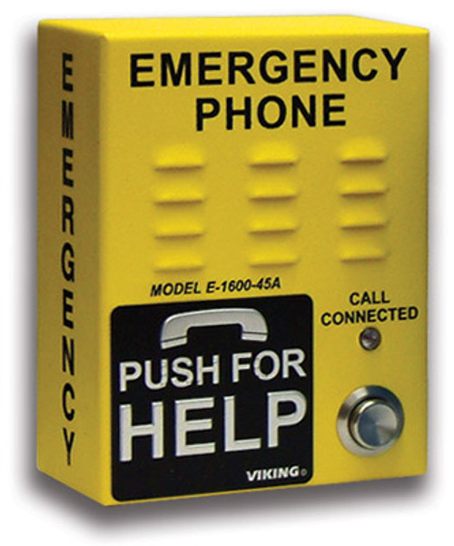 VoIP Emergency Phone with Voice,Yellow