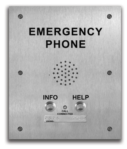 VoIP 2 Button Emergency Phone