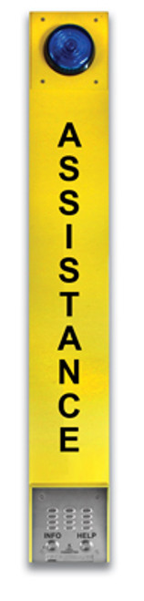 VoIP Two-Button Yellow Assistance Tower