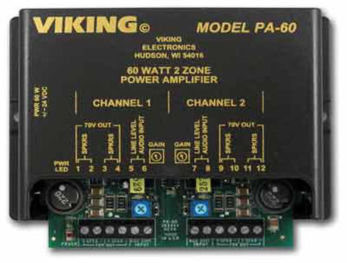 60W Compact Two Zone Amplifier