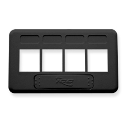 FACEPLATE  FURNITURE  TIA  4-PORT  BLACK