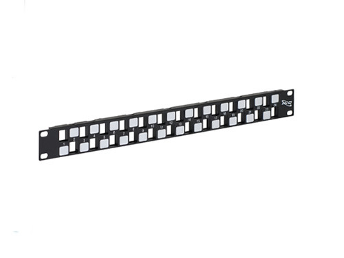 PATCH PANEL  BLANK  EZ  24-PORT  1 RMS