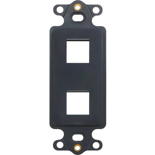 INSERT DECOREX 2 PORT BLACK