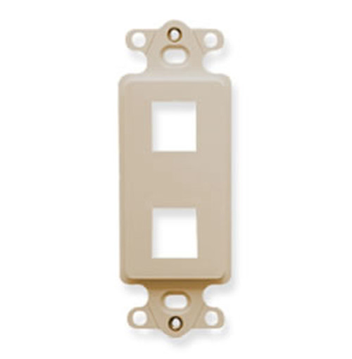 INSERT  DECOREX  2-PORT  IVORY