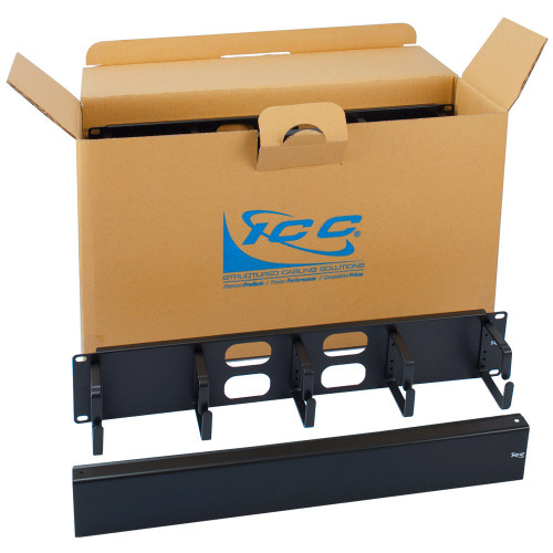 CABLE MGMT METAL RING and COVER  2U  6 PK	