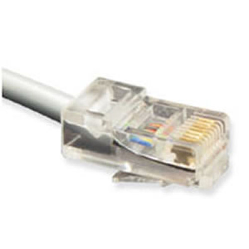 GCLB888007 7  Flat Line Cord 8P8C SILVER