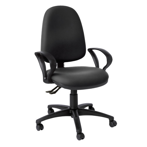 BA900GA High Back Operator Chair in Black Vinyl