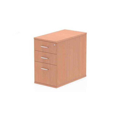 3 Drawer Desk High Pedestal