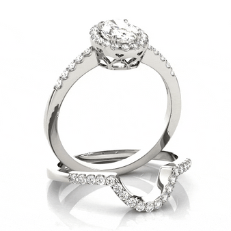 Engagement Ring 1-Carat 2-Carat 3-Carat Marquise Cut Center Diamond - 14K and 18K Gold or Platinum