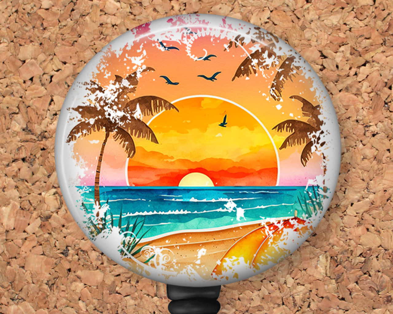 Send Your Own Photo ID Badge Reel, Lanyard, or Carabiner - The Badge Patch  (A Crystal Garden LLC)
