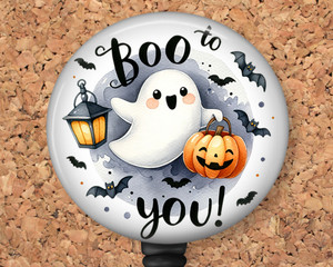 Badge Reel ID Holders - Button Badge Reels - Holiday & Seasonal Designs -  Halloween - The Badge Patch (A Crystal Garden LLC)