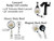 Easily Distracted by Cats and Books Retractable ID Badge Reel, Lanyard, or Carabiner