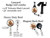 Fall Bear Family Retractable ID Badge Reel, Lanyard, or Carabiner