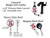 Valentine Gnomes Retractable ID Badge Reel, Lanyard, or Carabiner