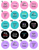 Ortho Retractable ID Badge Reel, Lanyard, or Carabiner (20 Designs)