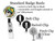 Irish Skull Retractable ID Badge Reel, Lanyard, or Carabiner (6 Designs)