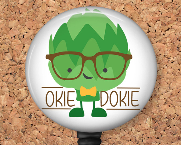 Artichoke Badge Reel