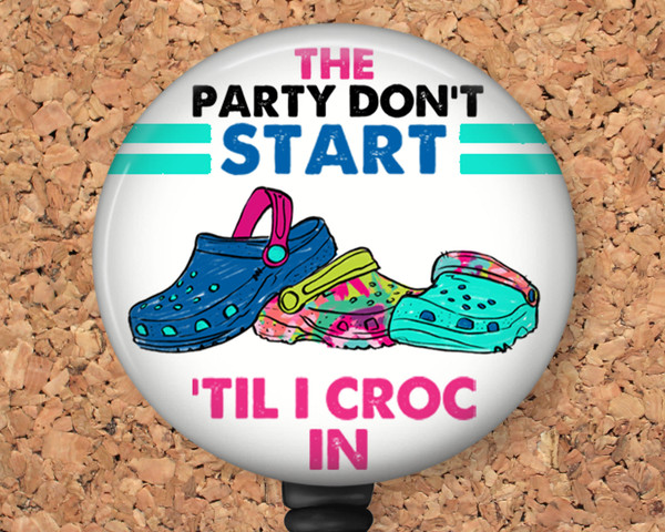 Croc Badge Reel