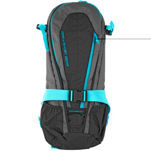 Ggg Apparition Bag Blk/cayan Zips Ggg Apparition Bag Blk/cayan Zips