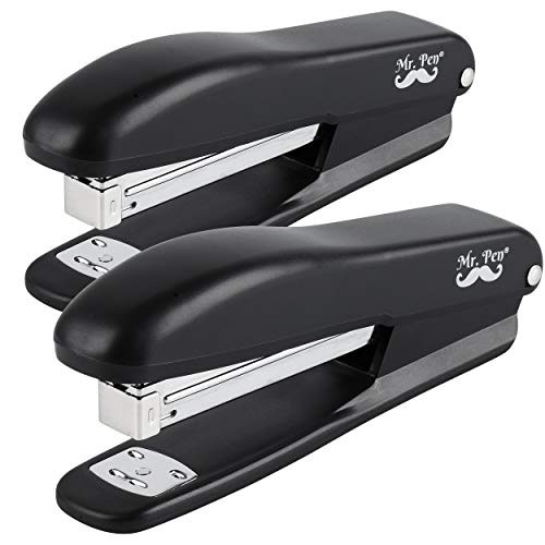 Mr. Pen Stapler, 2 Staplers with 200 Staples, 20 Sheet Stapler, Desk