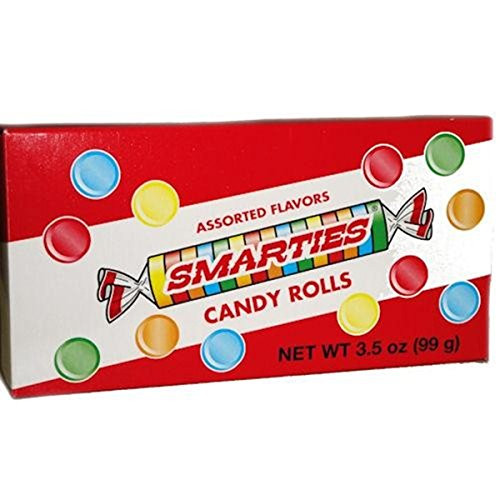 Smarties Assorted Flavor Candy Rolls Theater Box 35 oz Pack of 3 Warehousesoverstock