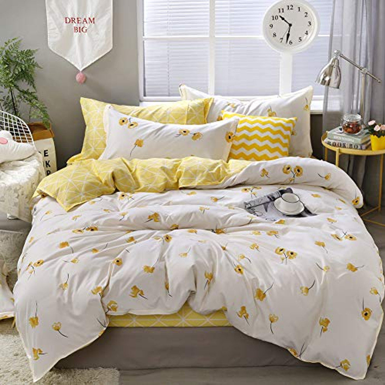 lucky clover reversible duvet cover