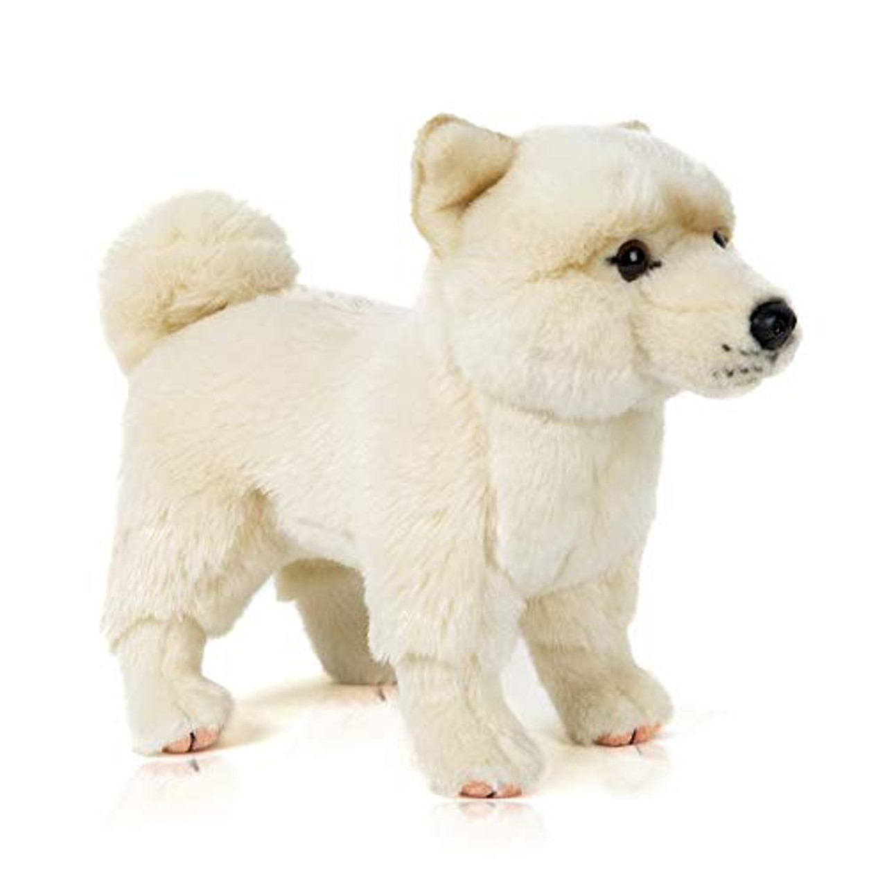 white shiba inu stuffed animal