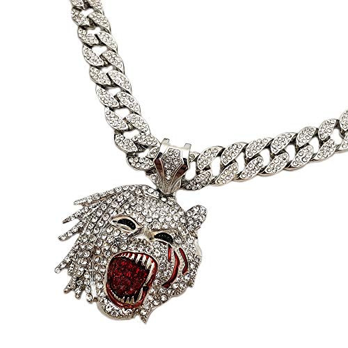 Hip Hop Half Man Half Beast Pendant and 